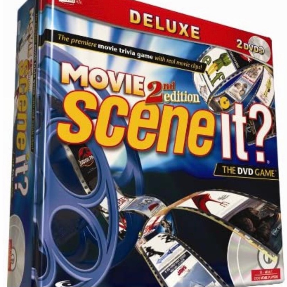 NWT Movie Scene it? 2nd Edition Deluxe The DVD Game Screenlife 100% COMPLETE